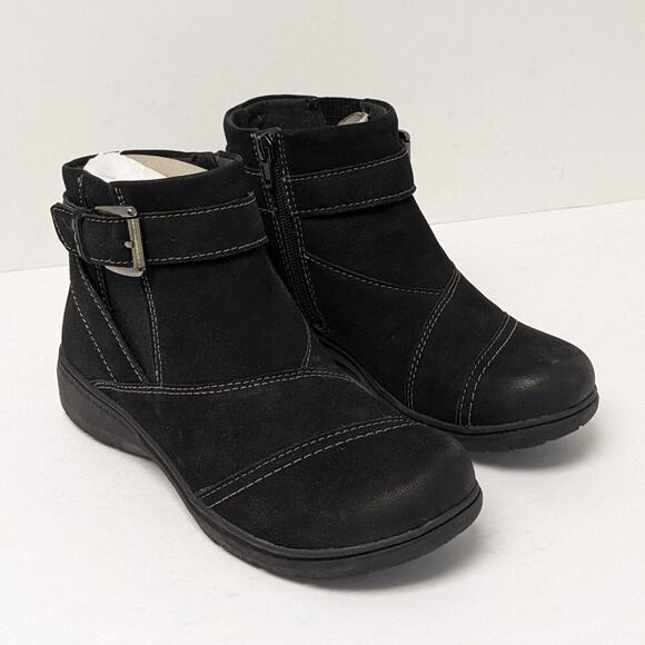 Clarks Carleigh Dalia Ankle Boots Black Women's 6 Wide